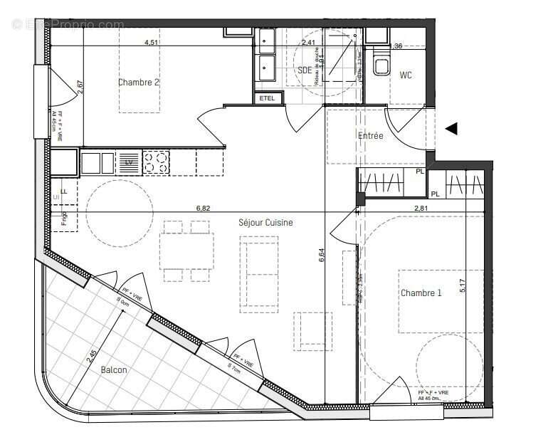 Appartement à ARTIGUES-PRES-BORDEAUX