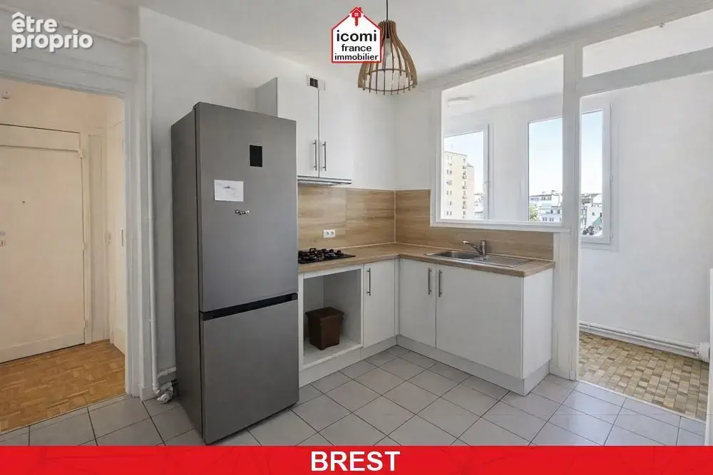 Finistere - brest (29200) - a vendre - appartement - 65m² - deux chambres - vue mer - ascenseur - 5eme etage - st michel - rare - photo 1