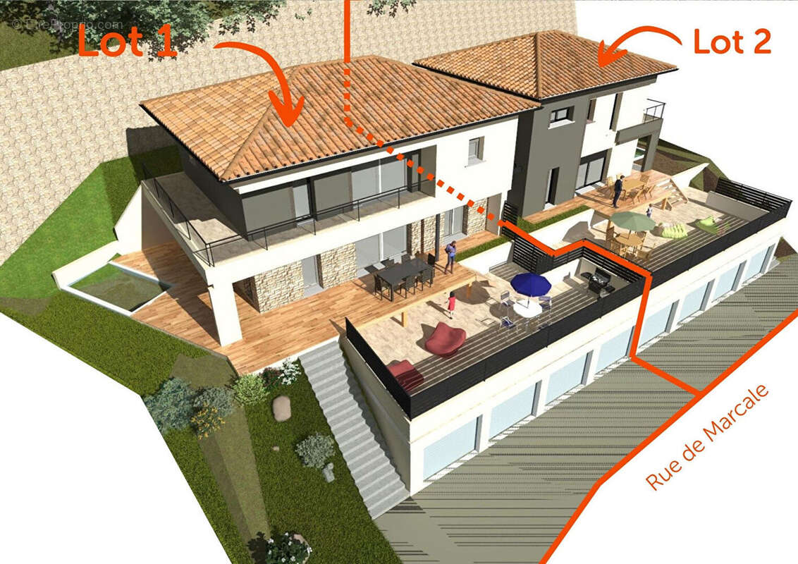 Terrain à SAINT-PERAY