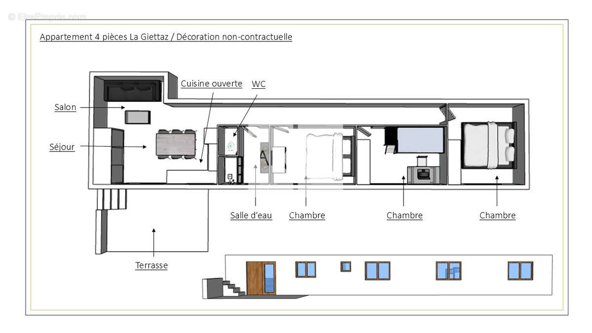 Appartement à LA GIETTAZ