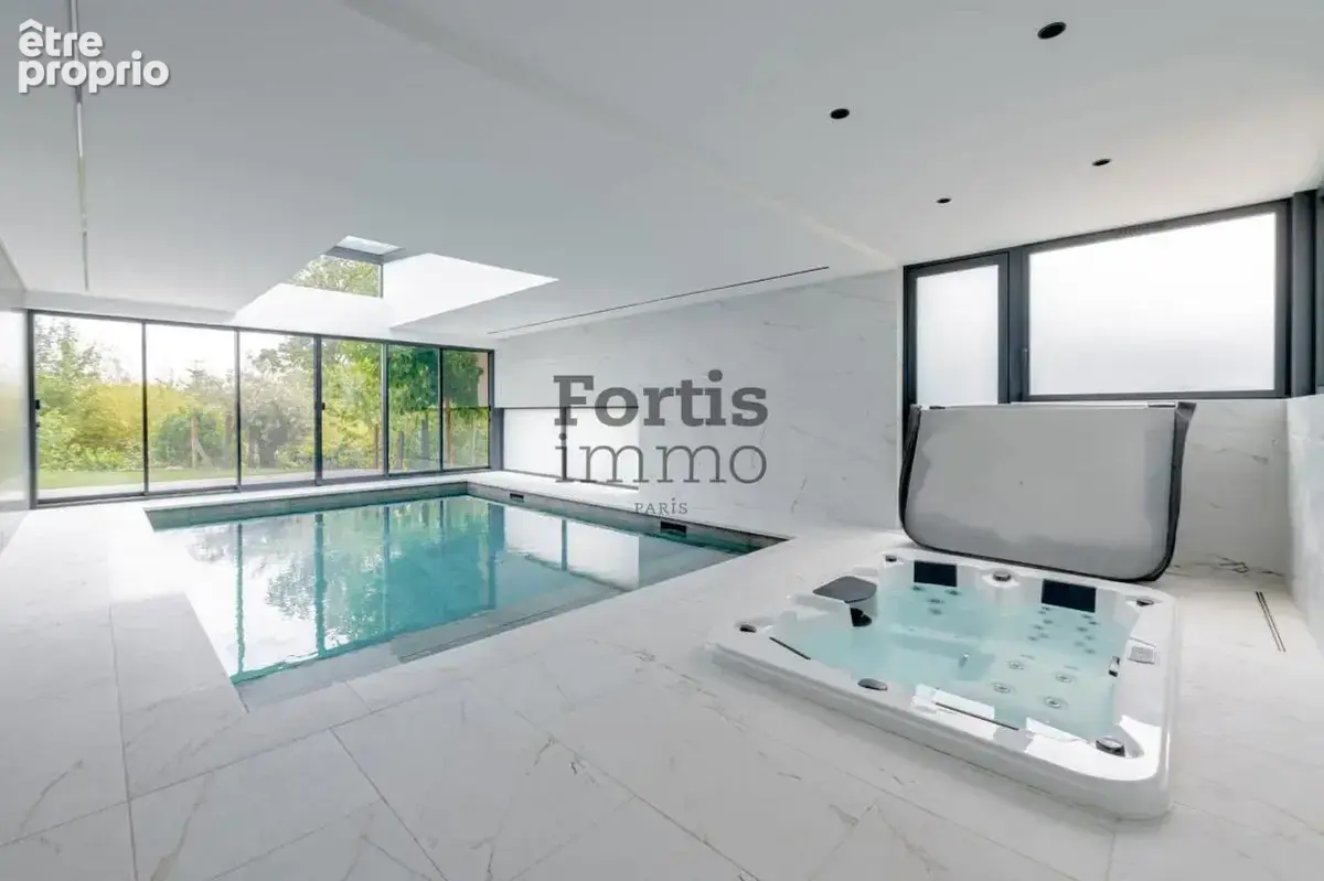 Verrières-le-buisson-maison d'architecte 339m² avec piscine - photo 24