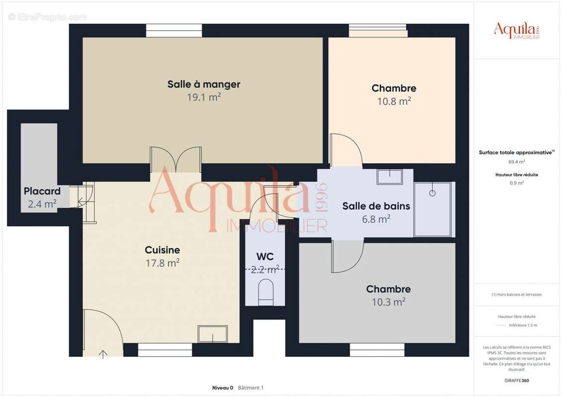 Appartement à VILLEURBANNE