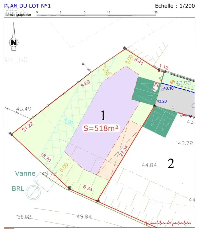 Terrain à vendre à Canet (34800) - photo 2