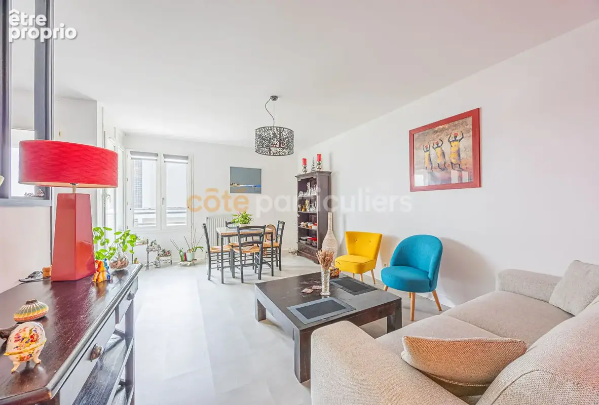 Nantes -- ile de nantes -- appartement t3 -- deux chambres -- 64 m2 -- terrasse -- parking - photo 3