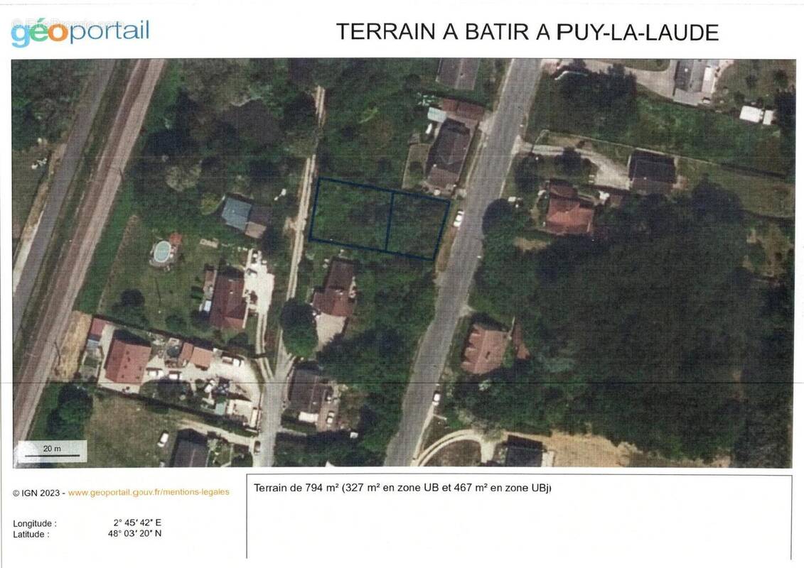 Photo 1 - Terrain à FONTENAY-SUR-LOING