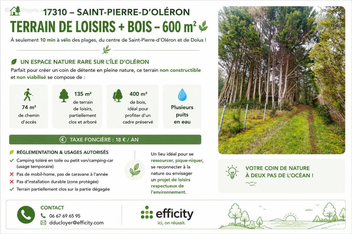Terrain à SAINT-PIERRE-D'OLERON