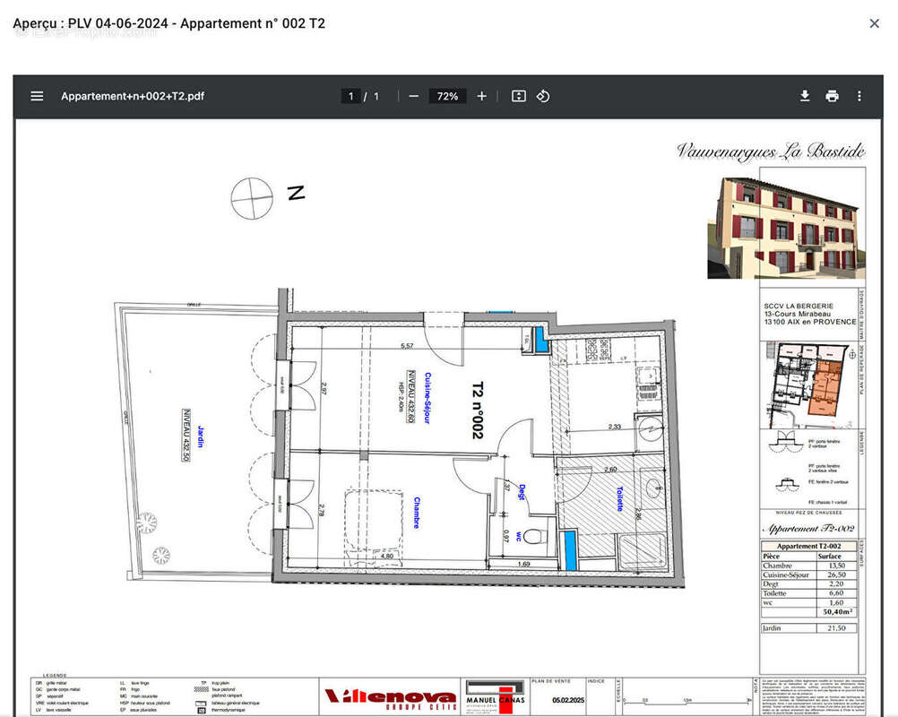 Appartement à VAUVENARGUES