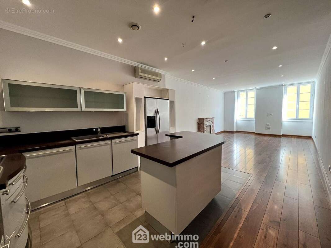 La pièce de vie mesure près de 40m2 - Appartement à SAN-MARTINO-DI-LOTA