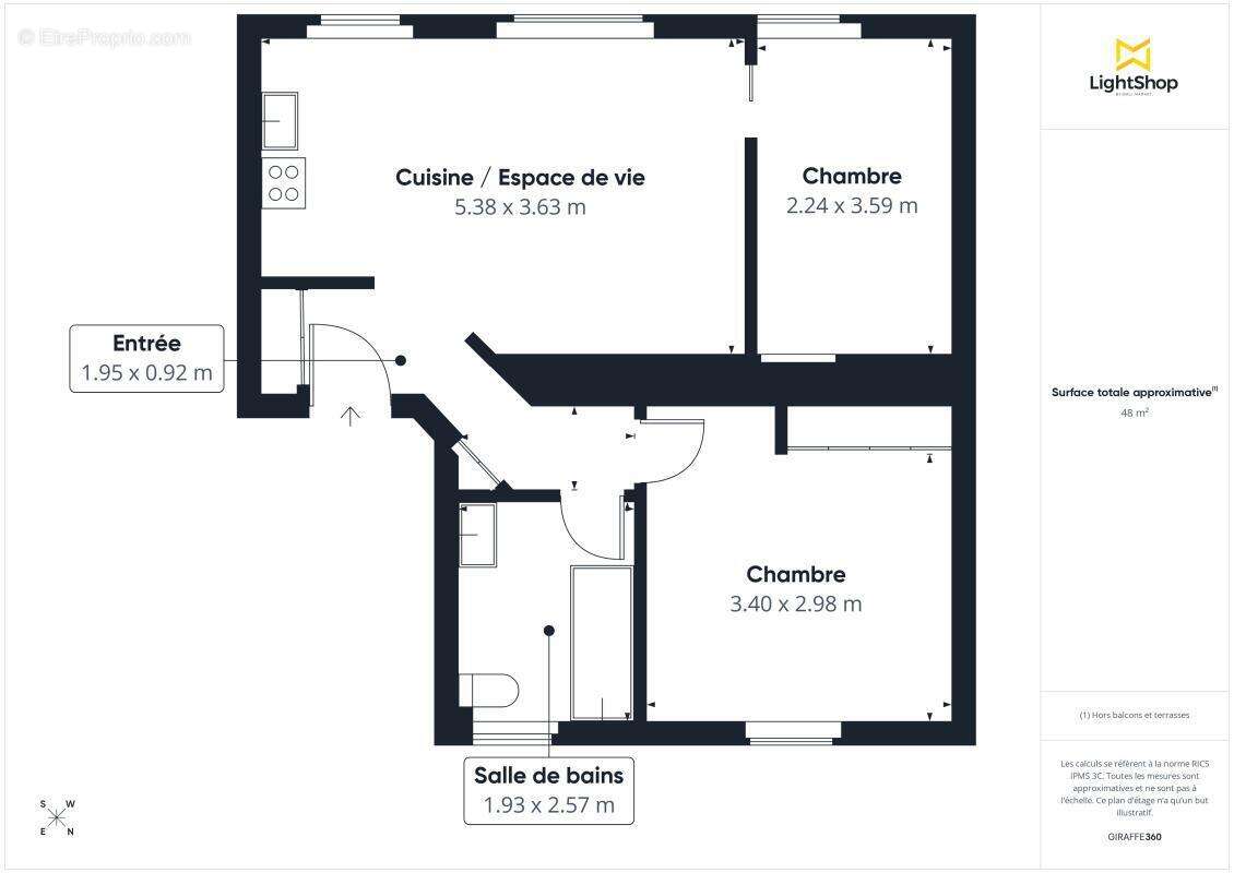 Appartement à PARIS-17E
