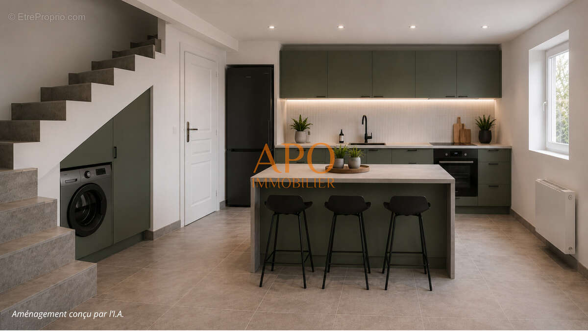 Gignac-la-Nerthe maison de village 90 m2 avec pouvoir locatif, T4 + studio + atelier - photo 4