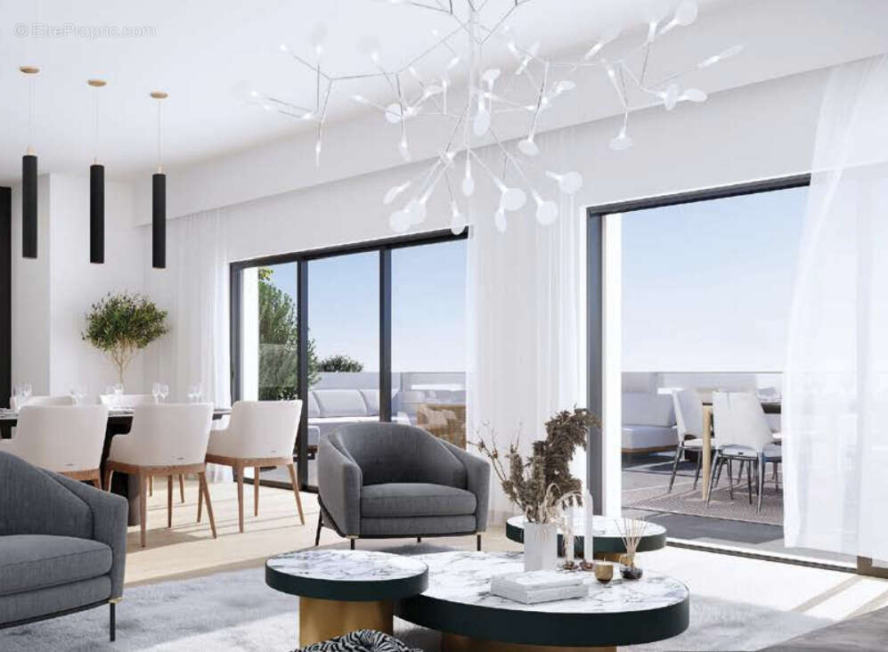 Evian les bains appartement t4 avec terrasse exceptionnelle de 80m2 - photo 2