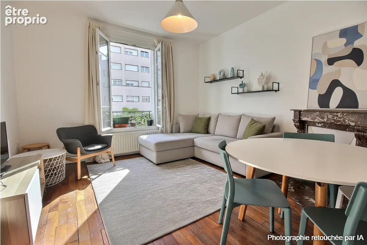 Appartement Courbevoie 3 pièce(s) 50,69 m2 - photo 1