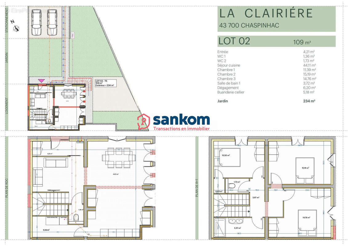 Maison 109 m² à Chaspinhac  - photo 2