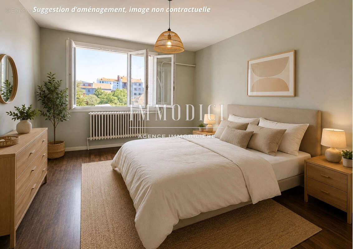 T3 traversant de 52 m2 au cœur du quartier États-Unis - 2ᵉ étage d'une copropriété - photo 11