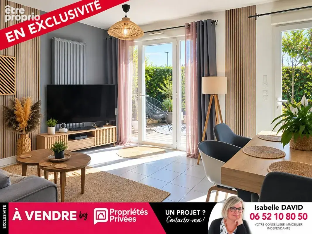 74150-Maison mitoyenne  , pas de vis à vis- Rumilly, 4 pièces, 77 m2 - photo 2