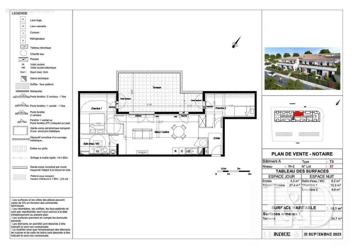 Appartement à MIREVAL