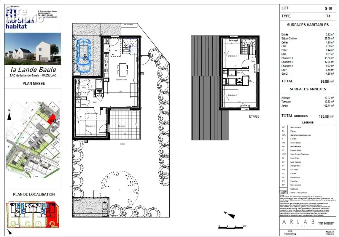 Maisons t4 a vendre - muzillac - photo 3