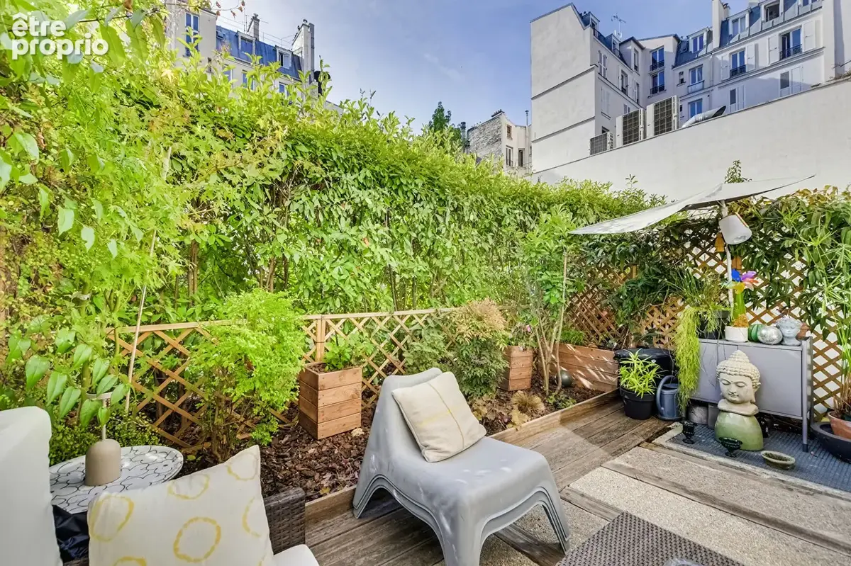 Paris 19 : Studio en parfait état avec terrasse privative - photo 5