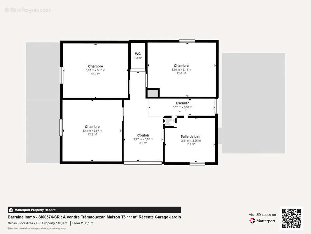 A vendre proche landerneau - tremaouezan maison t6 111m² recente garage jardin - photo 19