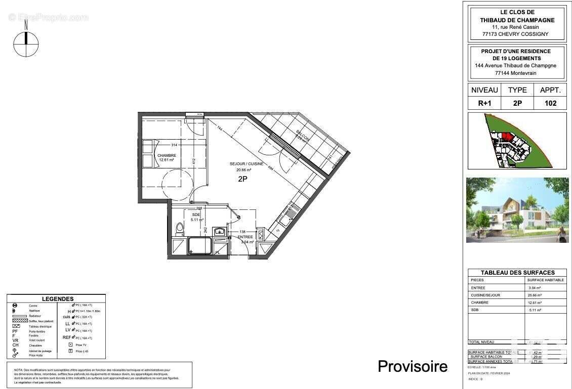 Photo 2 - Appartement à MONTEVRAIN