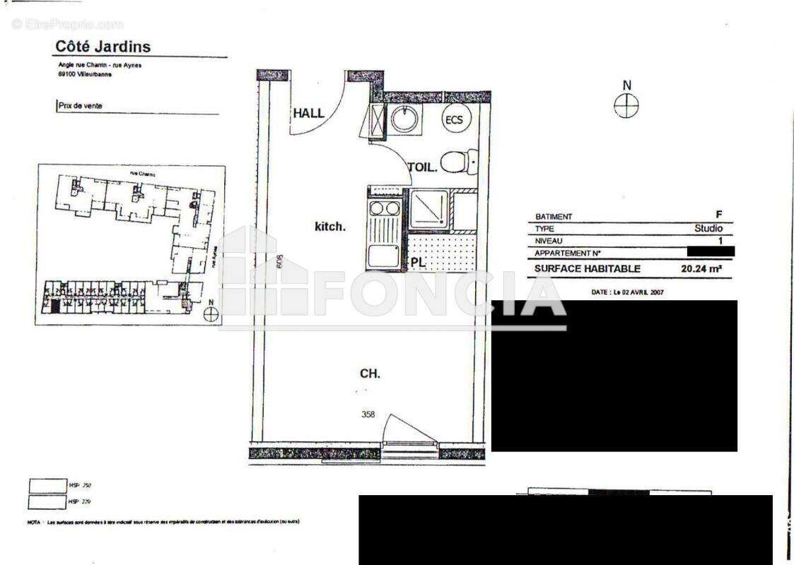 Appartement à VILLEURBANNE