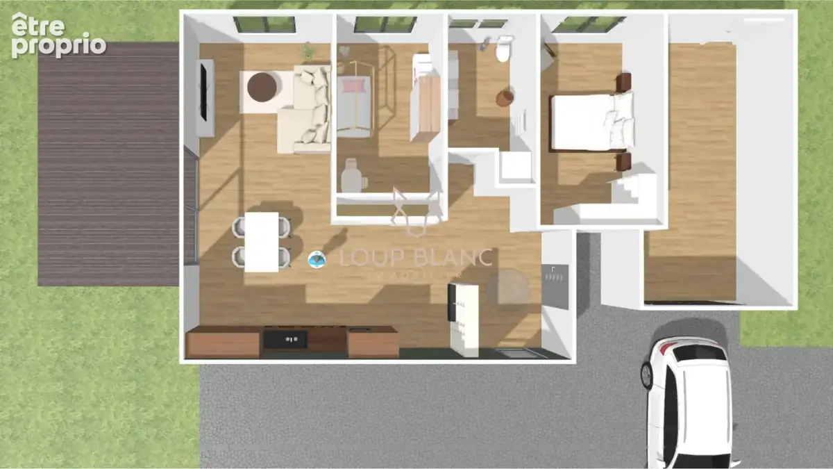 Projet de construction   Maison de plain-pied 79 m2 avec garage   Sermamagny - photo 4