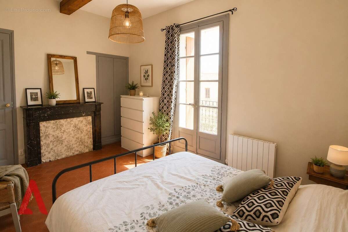 Belle maison de caractère au cur de Magalas  4 chambres, superbe terrasse couverte avec vue  149 000  - photo 6