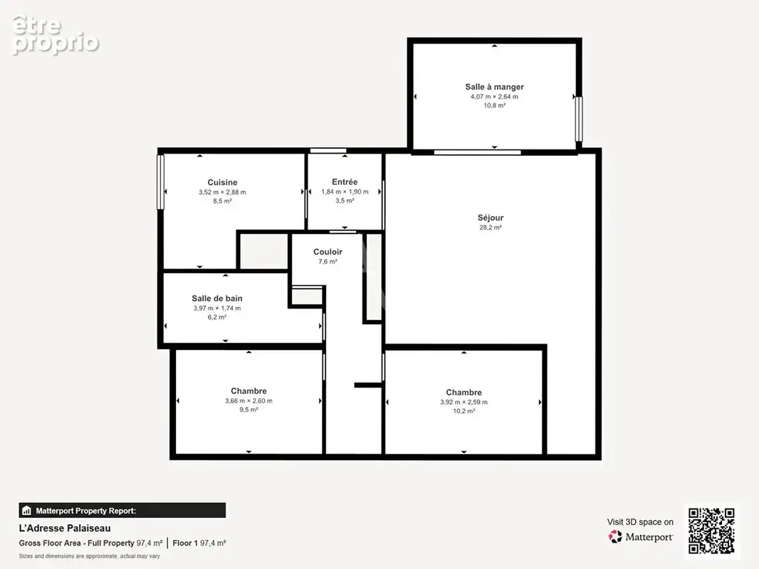 Appartement Palaiseau 3 pièce(s) 77.73 m2 - photo 14