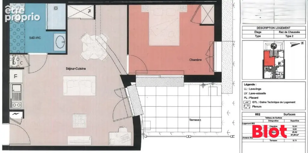Appartement 47 m² à Rennes  - photo 6
