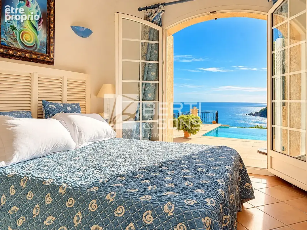 Théoule-sur-mer - domaine recherché - villa de caractère sud avec vue panoramique sur la mer ! - photo 15