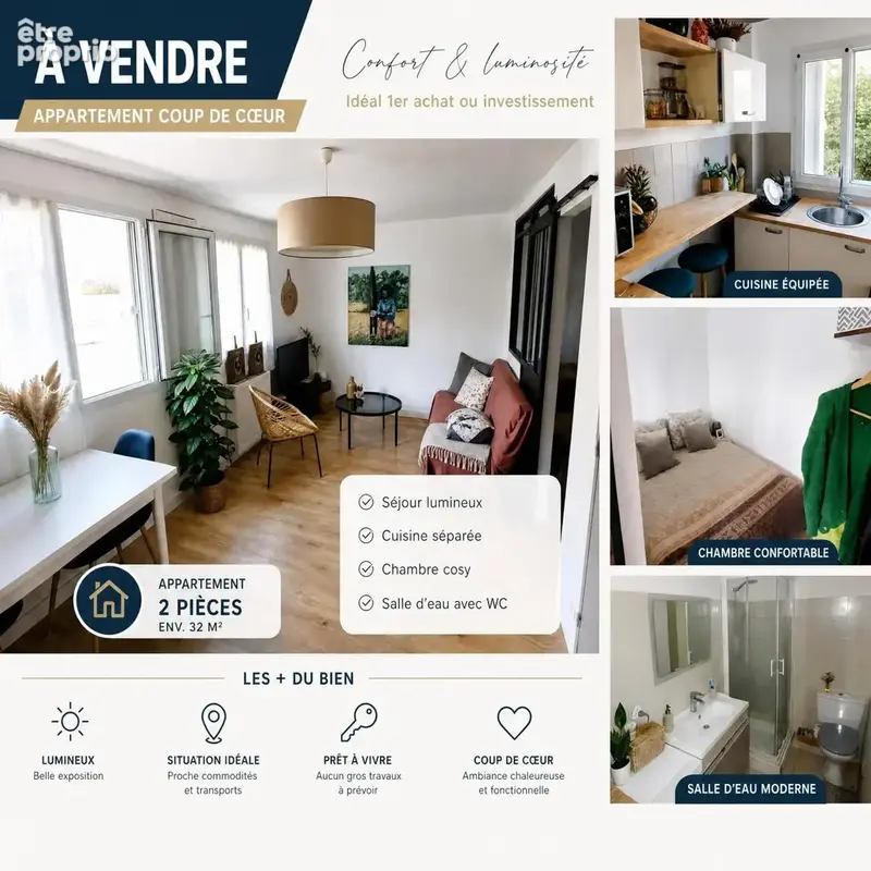 Appartement 2 pièces 31 m² à vendre à Perpignan (66000) - photo 1