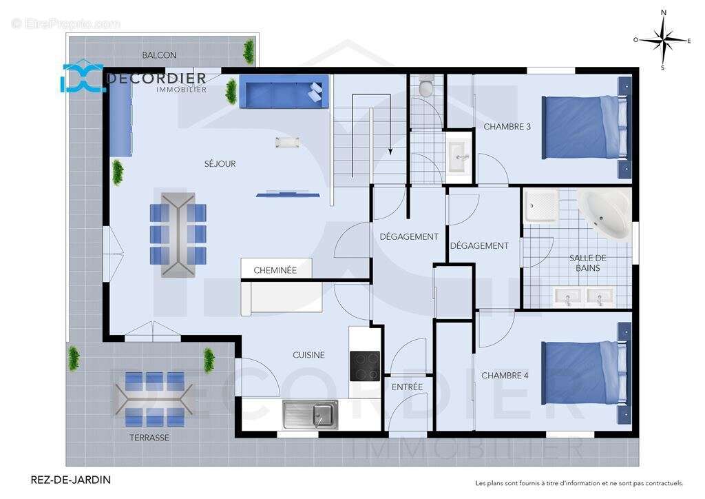 Neuvecelle maison 6 ch au calme - photo 3
