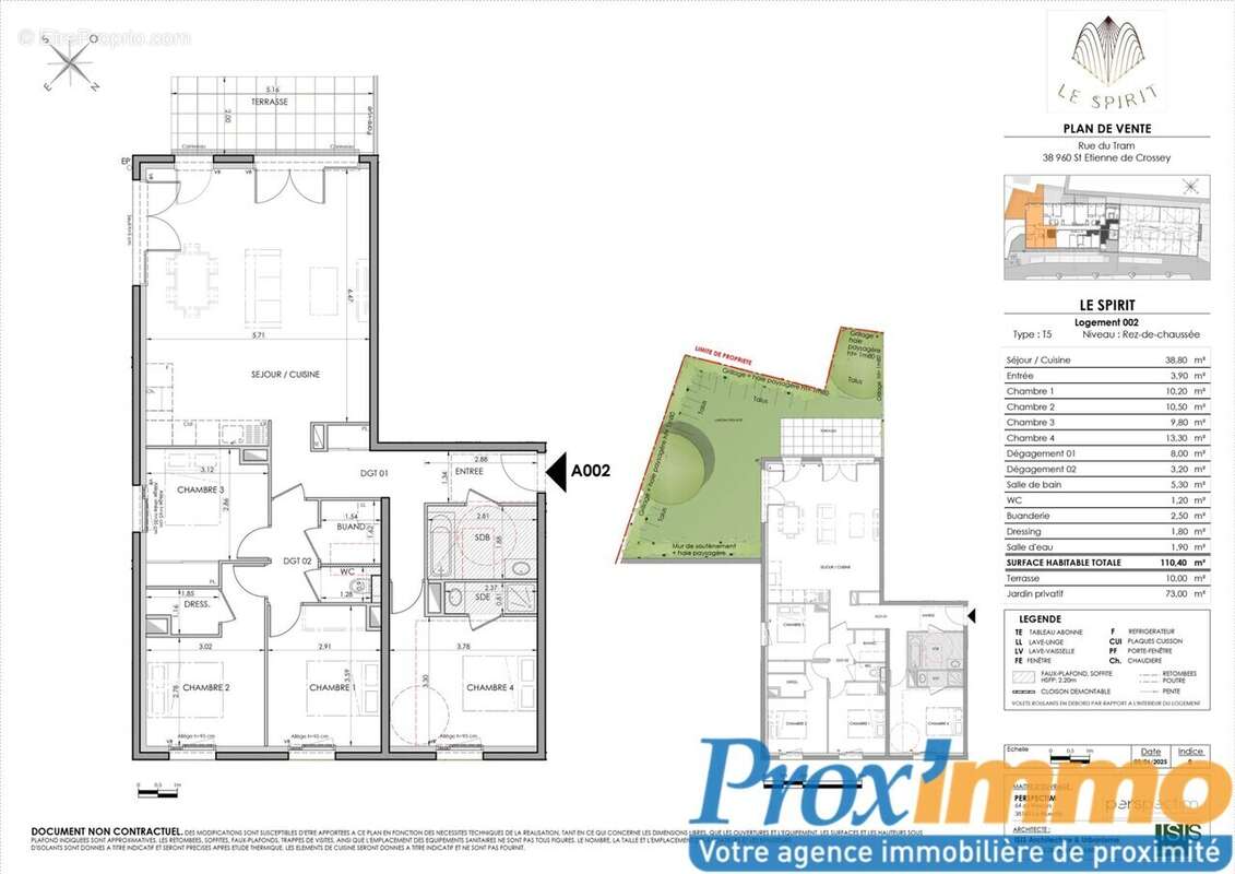 Appartement à SAINT-ETIENNE-DE-CROSSEY