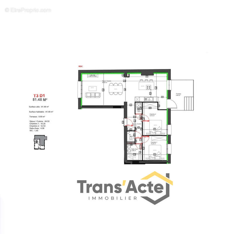 Appartement à ARRAS