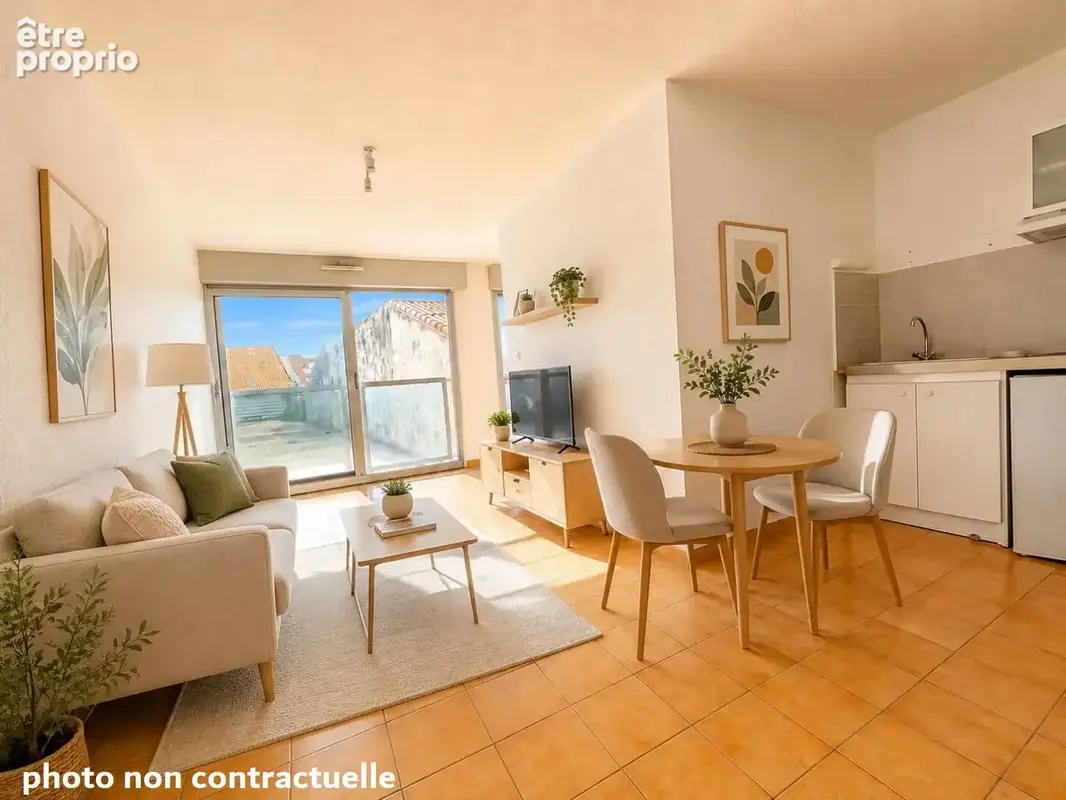 Sète centre  t2 26,50 m²  investissement / profession libérale - photo 2