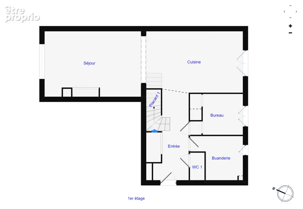 Saint Priest en Jarez 42270 appartement duplex traversant en rez-de-jardin 124m² habitables 3 chambres - photo 13