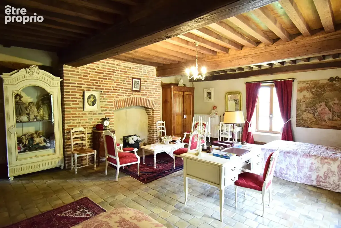 ST MARTIN EN BRESSE, Maison de maître avec 1ha37a de terrain - photo 12