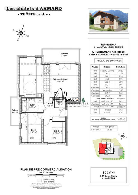 batiment A - Appartement à THONES