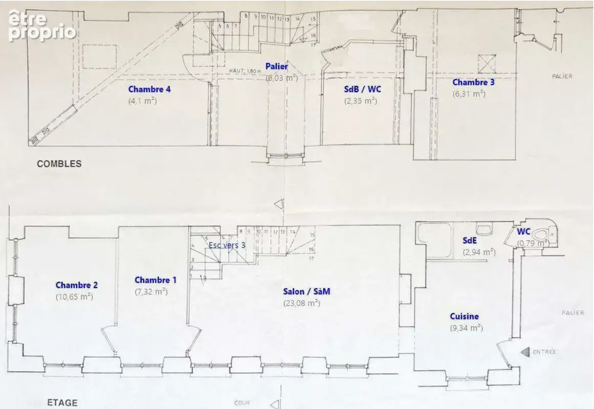 Exclusivité - versailles notre-dame - duplex 112m2 au sol - 3 chambres - dernier etage - lycee hoche - photo 20