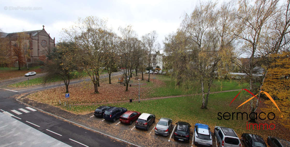 Vue de la terrasse - Appartement à SARREGUEMINES