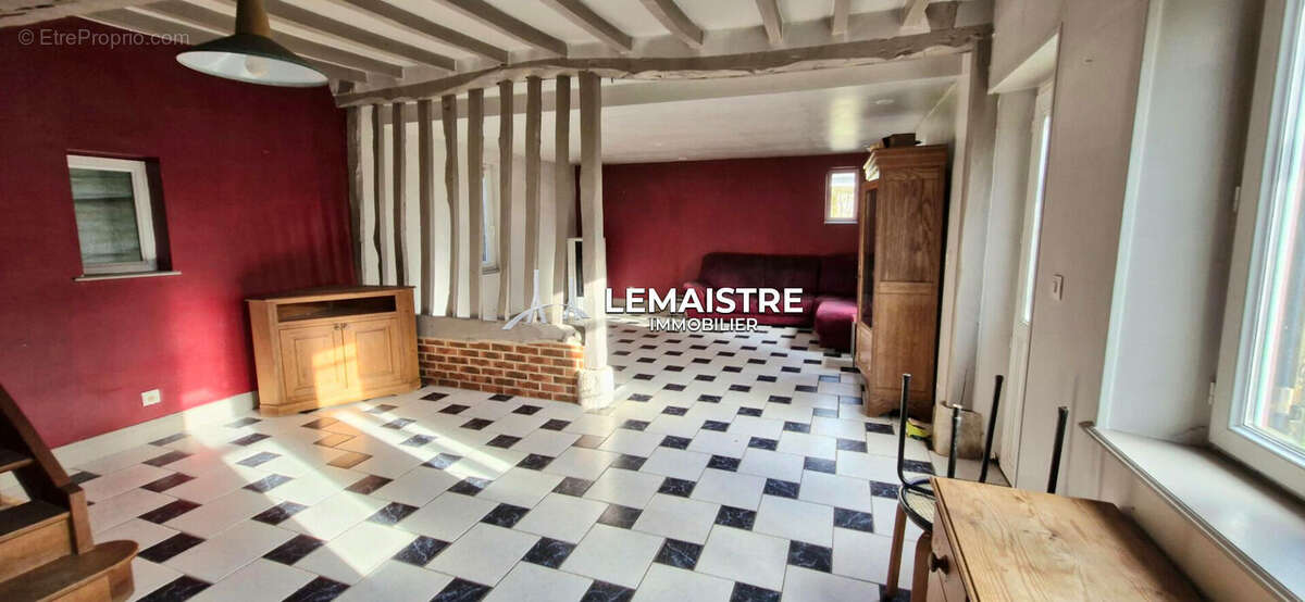 Maison à vendre -  proche Yerville- Maison Normande - 130 m² - 3 chambres - Charme et terrain de 1 000 m² - photo 2