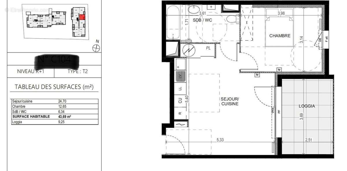 Appartement à GARONS