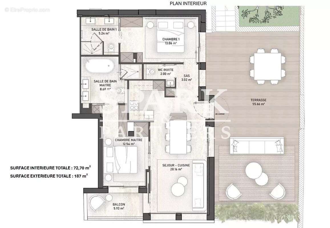 Appartement à VILLEFRANCHE-SUR-MER