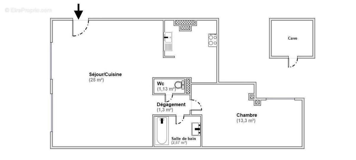 Appartement à PARIS-9E