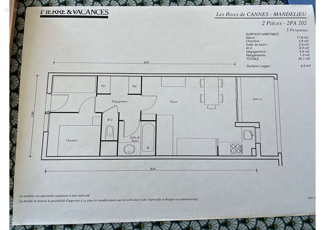 Appartement à MANDELIEU-LA-NAPOULE