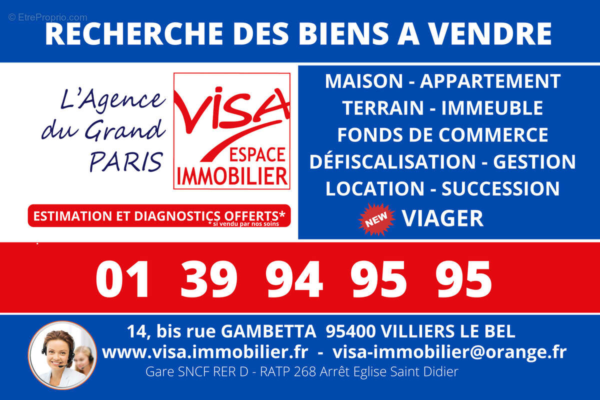 Appartement F4  avec terrasse et balcon Villiers le bel - photo 5