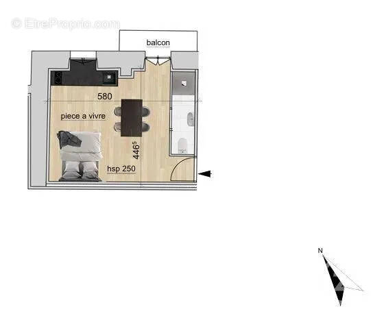 Appartement 64 m² à Vinzier  - photo 1