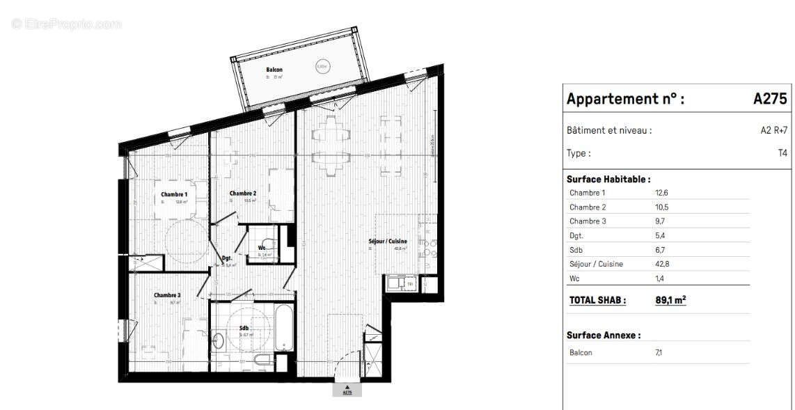 Appartement à CERGY