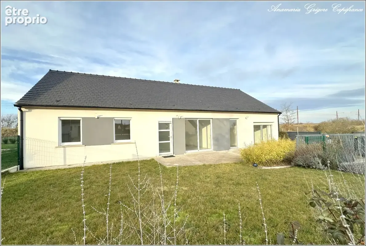 COURVILLE SUR EURE (28190) - Maison de plain pied, bâtie en 2020, d'une de surface -133 m², terrain clos de 671 m² - photo 1