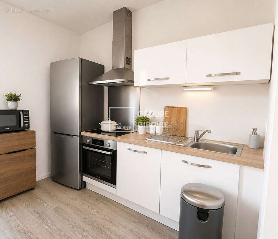 A VENDRE - AGENCE GIBOIRE *EXCLUSIVITE* Appartement 2 pièces 43.22 m2 - Vezin Le Coquet - photo 2
